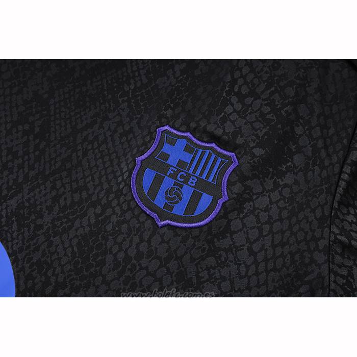 Chandal del Barcelona Manga Corta 2025-2026 Negro - Pantalon Corto